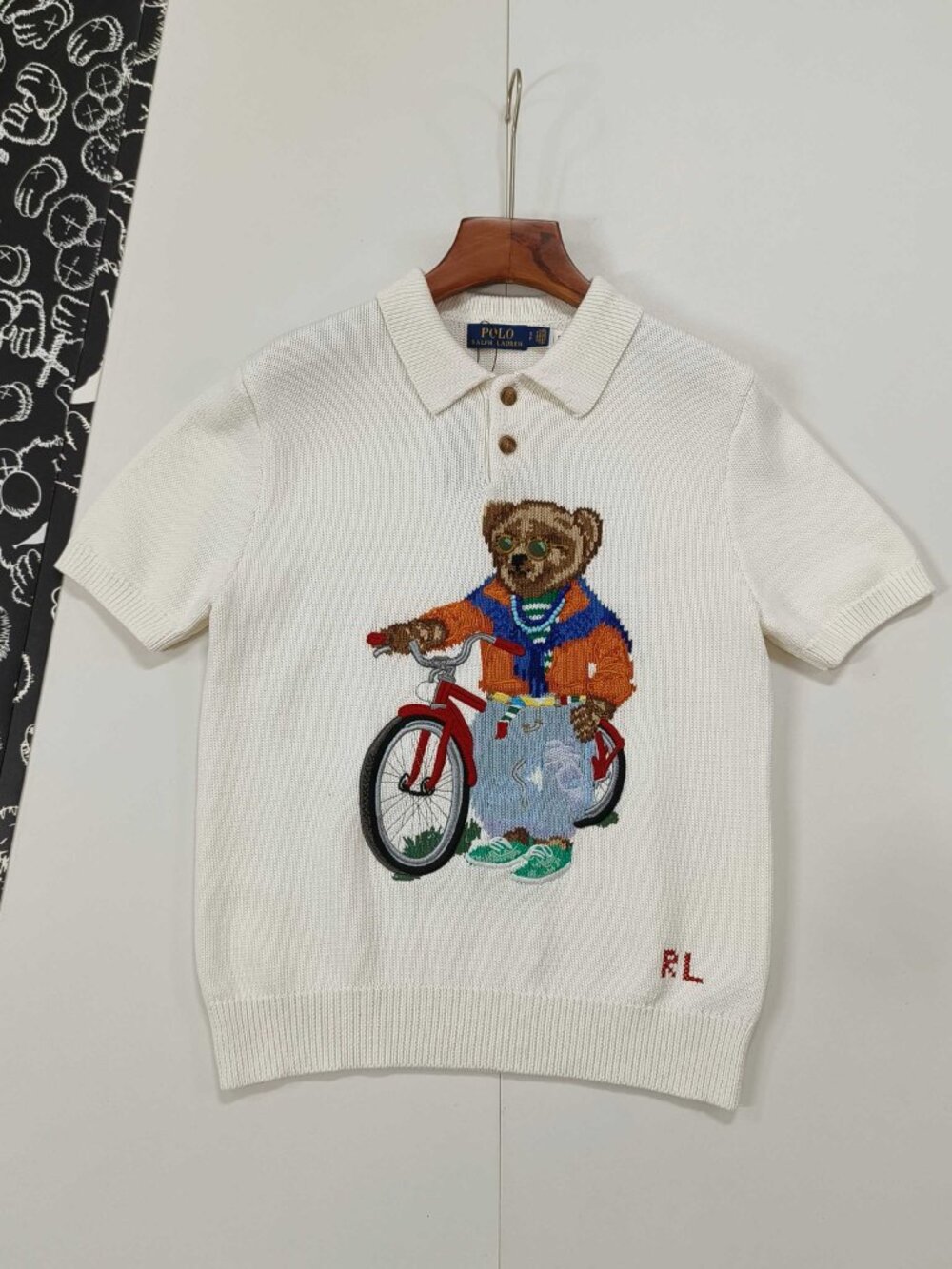 Polo Ralph Lauren Polo Bear Bicycle Short Sleeve Knit Polo